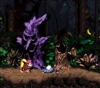 une photo d'Ã©cran de Donkey Kong Country 2 sur Nintendo Super Nes